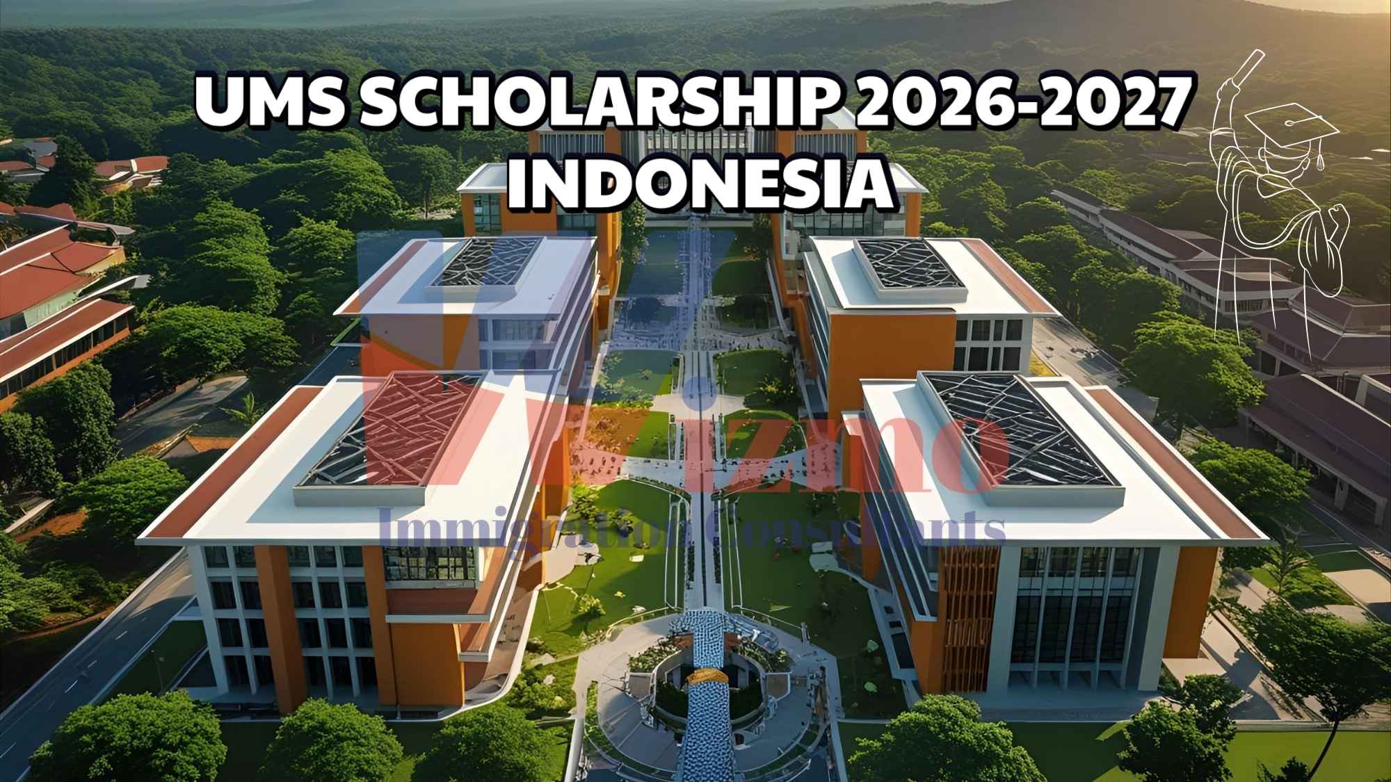 International students applying for the Fully Funded UMS Scholarship in Indonesia 2026–2027